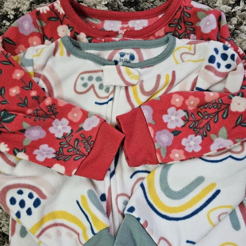 Carters 3T Warm Footie Pj Pajamas